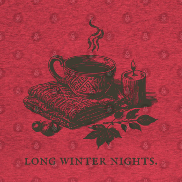 Cozying Up for Long Winter Nights with Tea and a Candle by TuncGK