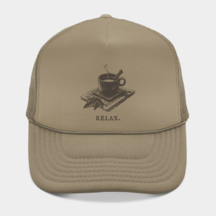 A Simple Reminder to Relax with a Hot Cup of Herbal Tea Hat