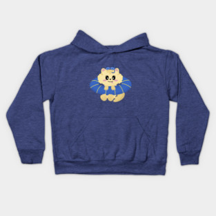Swimming cat Kids Hoodie