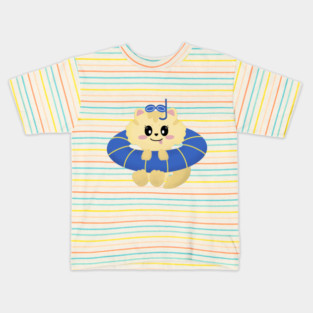 Swimming cat Kids T-Shirt