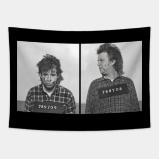 Bob and Doug McKenzie Mugshots - Strange Brew Movie Tapestry