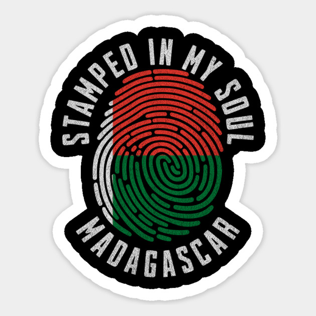 Stamped in My Soul Madagascar Flag Malagasy Pride Magnet by Yesteeyear