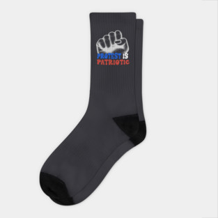 Protest Is Patriotic Socks