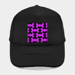 Doc Labs Streetwear - Geometric Art | Geometric Pattern | Geometric Background - Triangles - Purple / Black - | Available in 5 Color Combinations | Hat