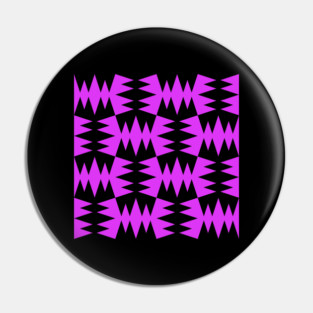 Doc Labs Streetwear - Geometric Art | Geometric Pattern | Geometric Background - Triangles - Purple / Black - | Available in 5 Color Combinations | Pin