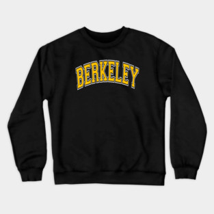 Berkeley Arched Amber Text Crewneck Sweatshirt