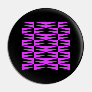 Doc Labs Streetwear - Geometric Art | Geometric Pattern | Geometric Background - Triangles - Purple / Black - | Available in 5 Color Combinations | Pin