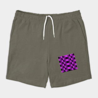 Doc Labs Streetwear - Geometric Art | Geometric Pattern | Geometric Background - Triangles - Purple / Black - | Available in 5 Color Combinations | Shorts