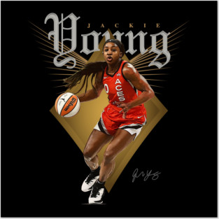 Jackie Young Las Vegas Aces Posters and Art