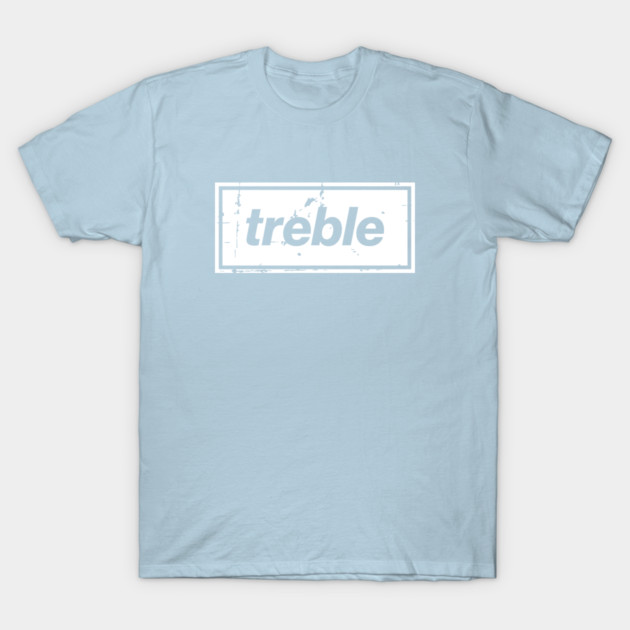 City Treble Football Oasis Indie Music Manchester White T-Shirt by Butter Creative
