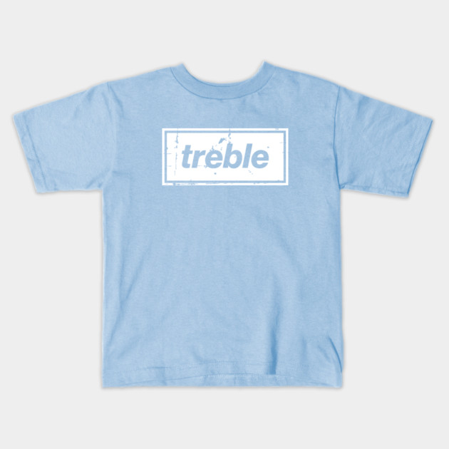 City Treble Football Oasis Indie Music Manchester White Kids T-Shirt by Butter Creative