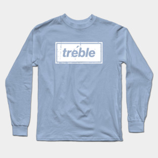City Treble Football Oasis Indie Music Manchester White Long Sleeve T-Shirt