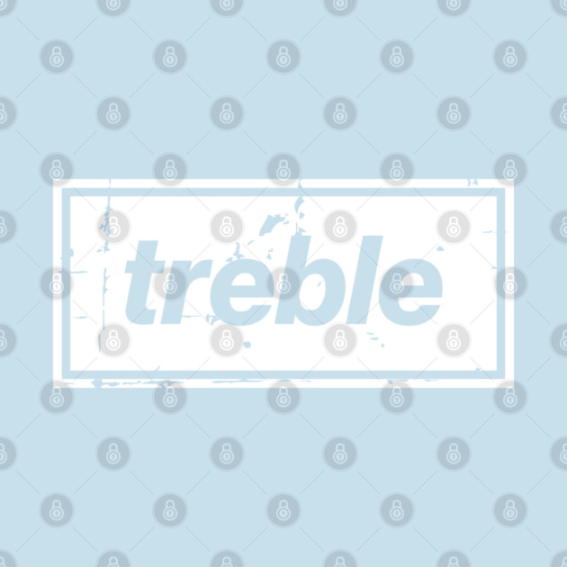 City Treble Football Oasis Indie Music Manchester White by Butter Creative