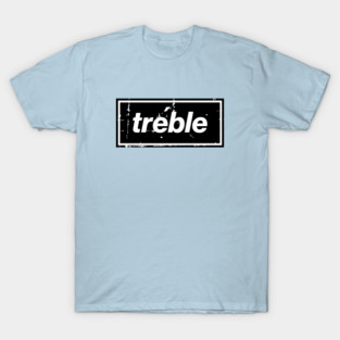 City Treble Football Oasis Indie Music Manchester Black T-Shirt