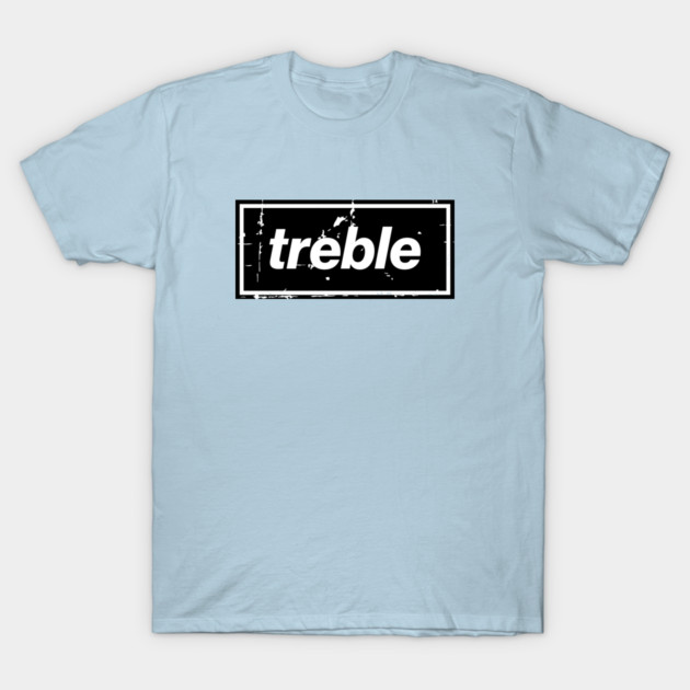 City Treble Football Oasis Indie Music Manchester Black T-Shirt by Butter Creative