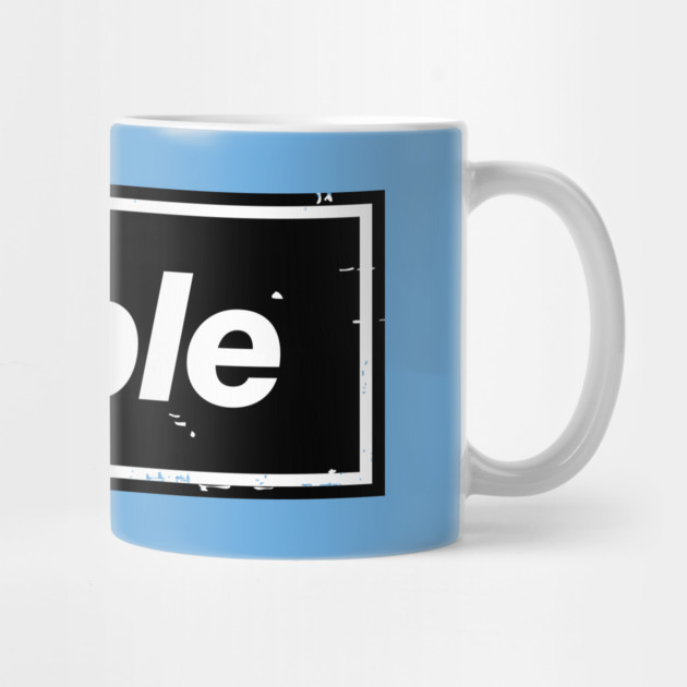 City Treble Football Oasis Indie Music Manchester Black by Butter Creative