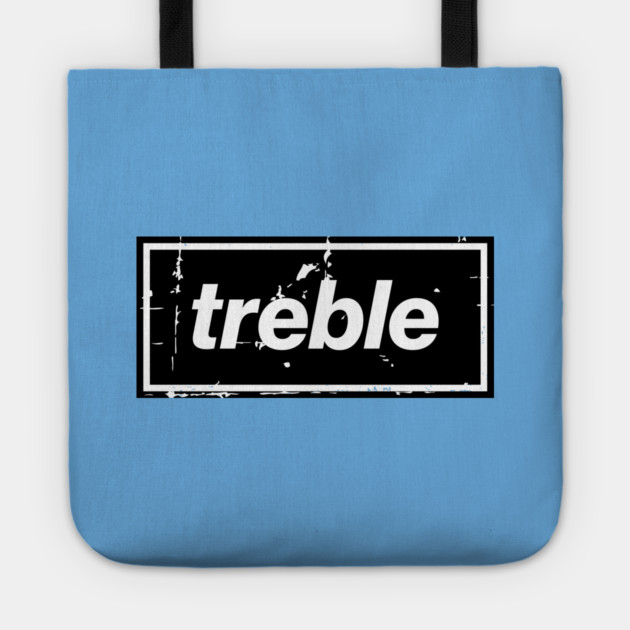 City Treble Football Oasis Indie Music Manchester Black Tote by Butter Creative