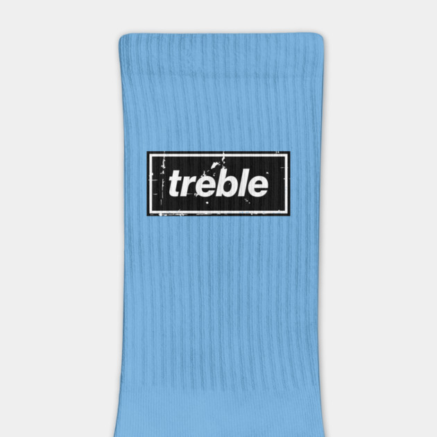 City Treble Football Oasis Indie Music Manchester Black by Butter Creative