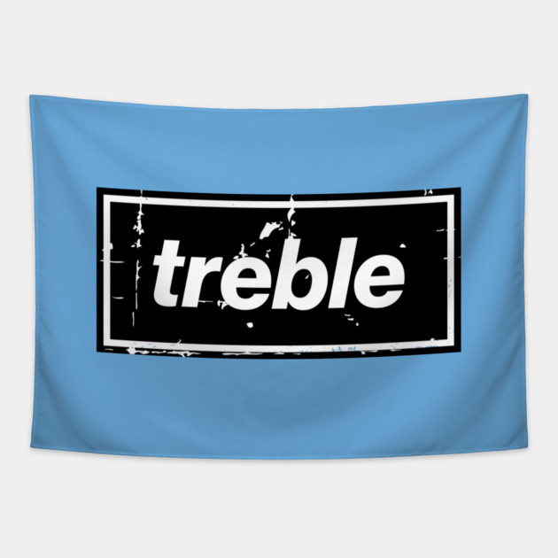 City Treble Football Oasis Indie Music Manchester Black Tapestry by Butter Creative