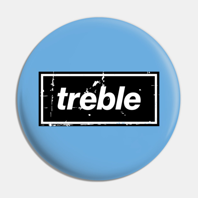 City Treble Football Oasis Indie Music Manchester Black Pin by Butter Creative