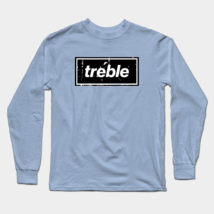 City Treble Football Oasis Indie Music Manchester Black Long Sleeve T-Shirt
