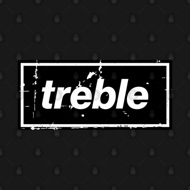 City Treble Football Oasis Indie Music Manchester Black by Butter Creative