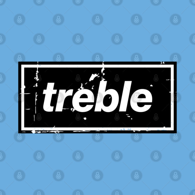 City Treble Football Oasis Indie Music Manchester Black by Butter Creative