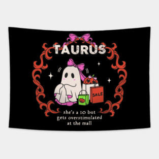 taurus ghost Tapestry