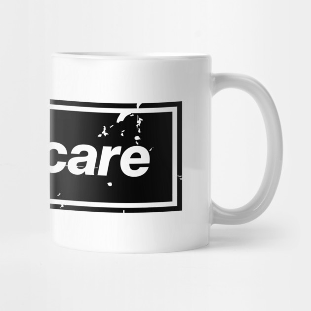 Don't Care Oasis Distressed – Bold Message Design Black by Butter Creative