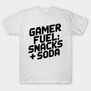 Gamer Fuel Snacks + Soda T-Shirt