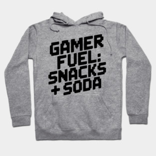Gamer Fuel Snacks + Soda Hoodie