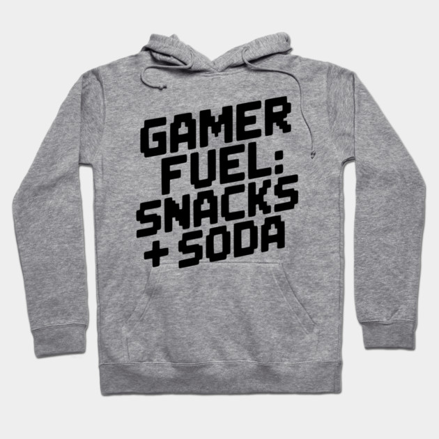 Gamer Fuel Snacks + Soda Hoodie by Frank Ring