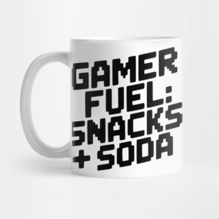 Gamer Fuel Snacks + Soda Mug