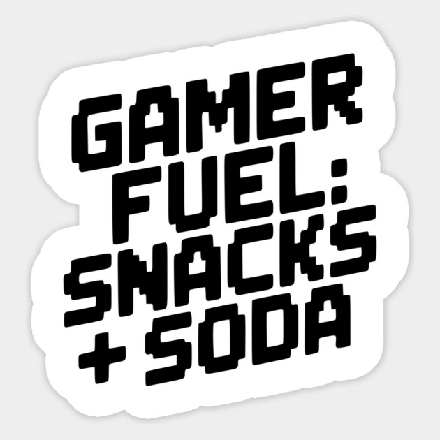 Gamer Fuel Snacks + Soda Magnet by Frank Ring
