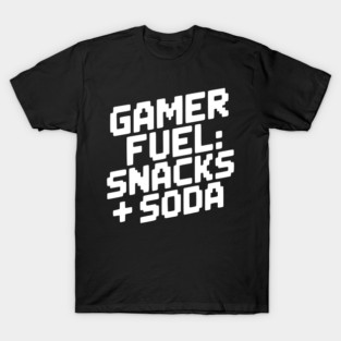 Gamer Fuel Snacks + Soda T-Shirt