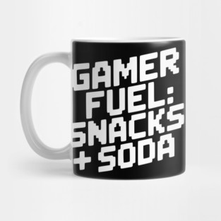 Gamer Fuel Snacks + Soda Mug
