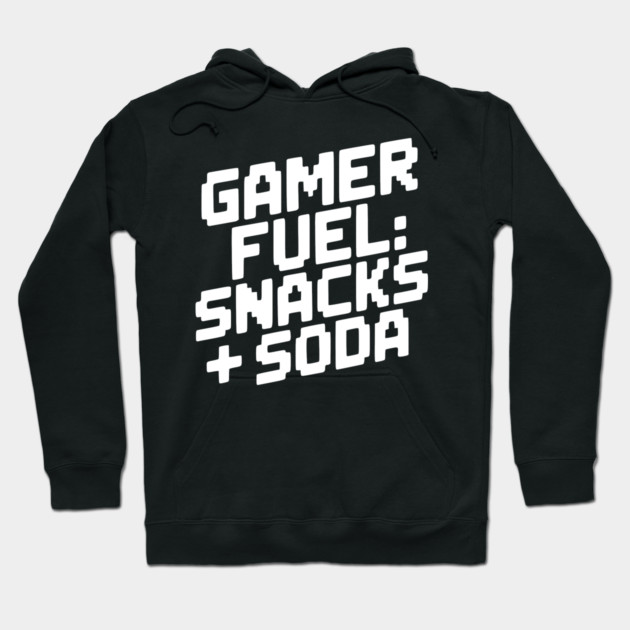 Gamer Fuel Snacks + Soda Hoodie by Frank Ring