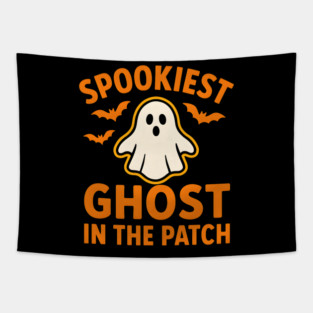 Spookiest Ghost in the Patch Funny Halloween Costume Graphic Tapestry