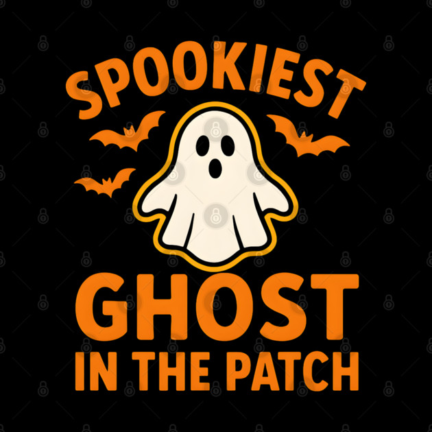Spookiest Ghost in the Patch Funny Halloween Costume Graphic by MakerMind8.2