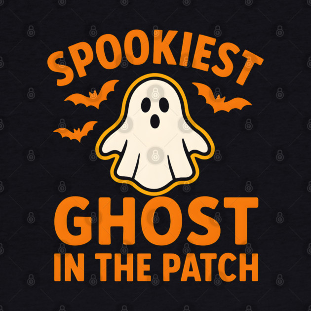 Spookiest Ghost in the Patch Funny Halloween Costume Graphic by MakerMind8.2