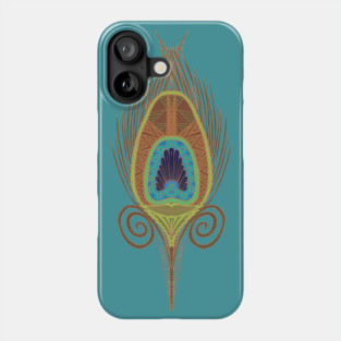 Peacock Feather Phone Case