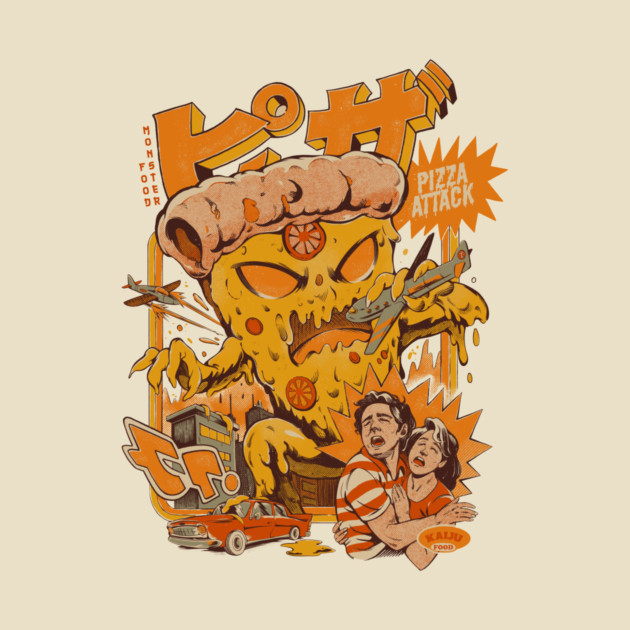 Pizza Attack by Ilustrata