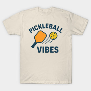 Pickleball Vibes T-Shirt Design | Paddle and Ball Graphic PNG T-Shirt