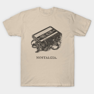 Retro Cassette Tape Analog Nostalgia Illustration T-Shirt