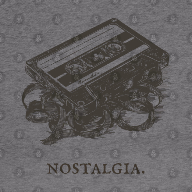Retro Cassette Tape Analog Nostalgia Illustration by TuncGK