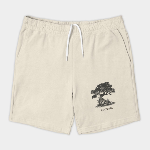 Ancient Oak Tree of Life Vintage Nature Illustration by TuncGK