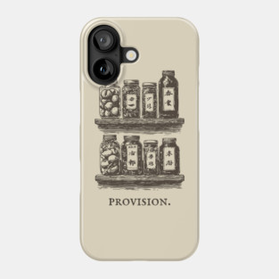 Rustic Farmhouse Pantry Canning Jar Illustration Phone Case
