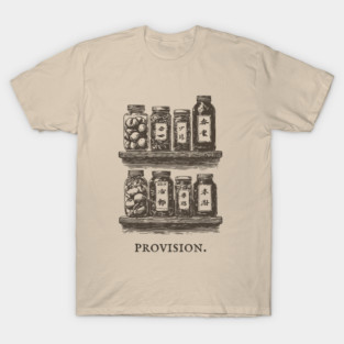 Rustic Farmhouse Pantry Canning Jar Illustration T-Shirt