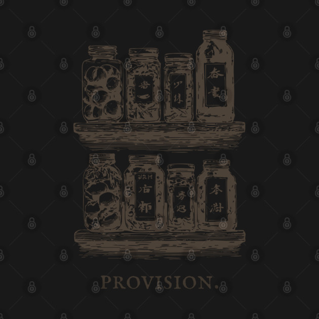 Rustic Farmhouse Pantry Canning Jar Illustration by TuncGK