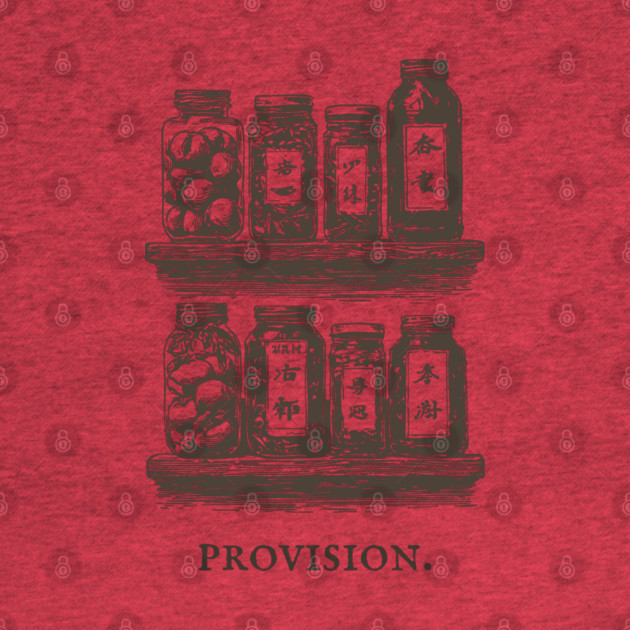 Rustic Farmhouse Pantry Canning Jar Illustration by TuncGK